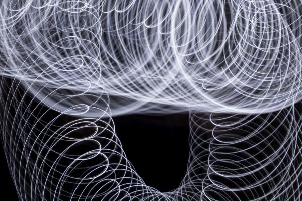 Lightpainting Spirale